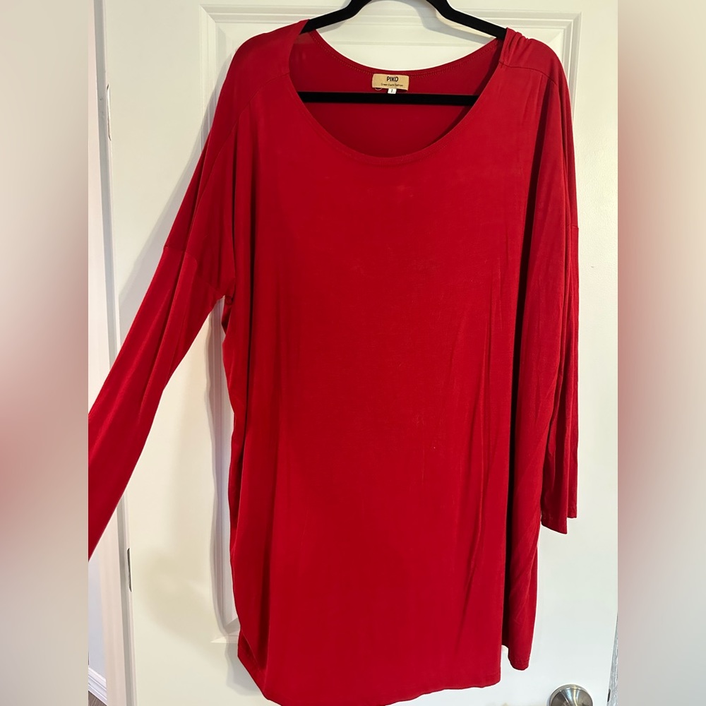 Piko 1998 Swing Dress. Red Size Large